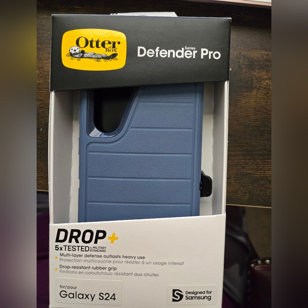 OtterBox Defender Pro Series Slate(blue) Phone Case Galaxy S24